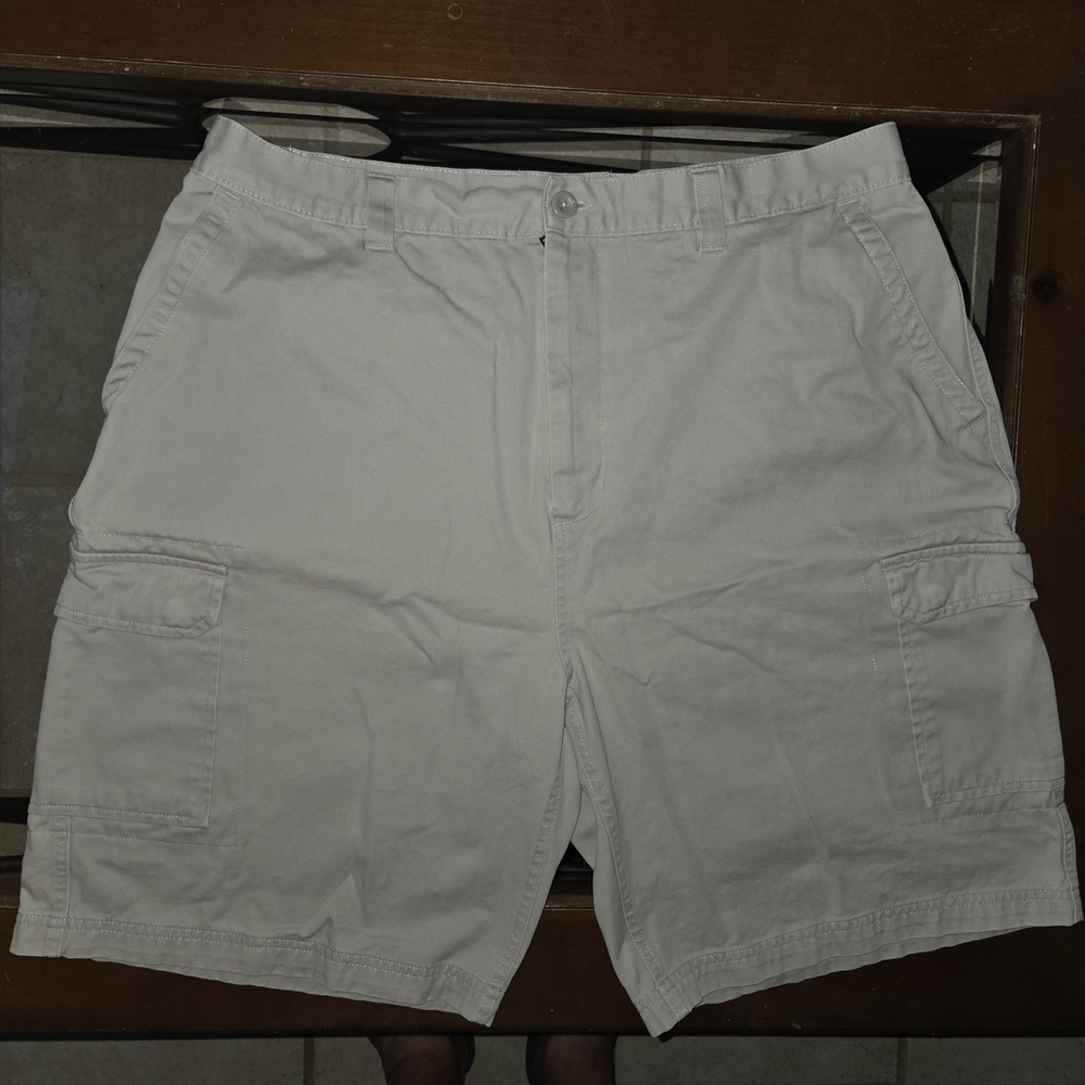 Men's Casual Tan Cargo Shorts (G131)